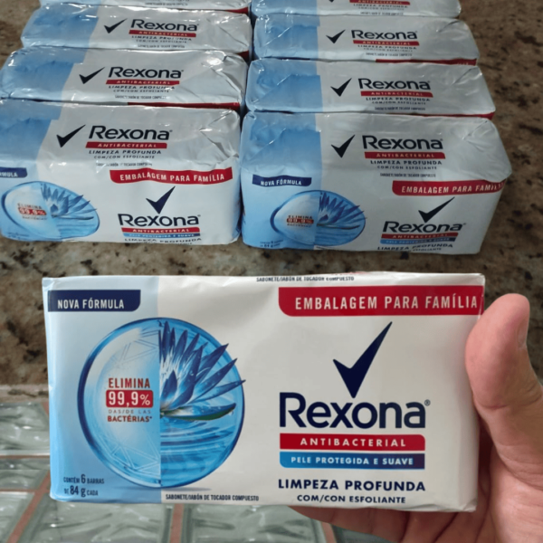 Rexona Sabonete em Barra Limpeza Profunda 84 G, 6 Barras