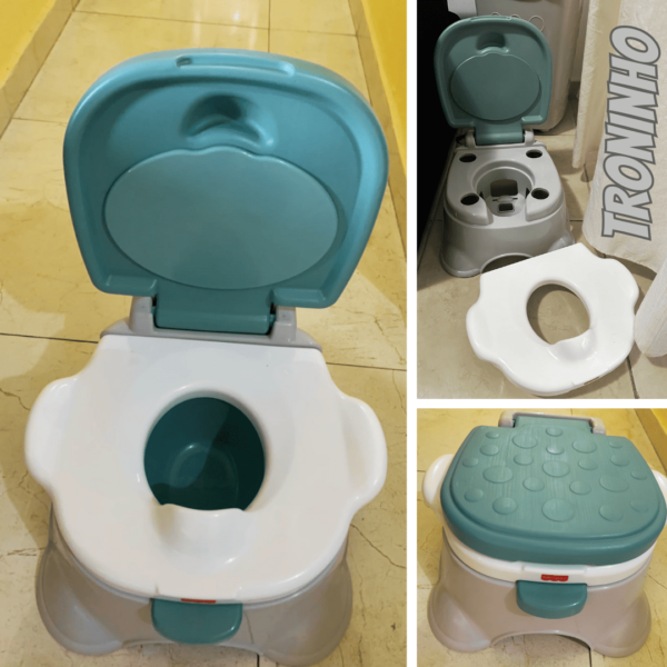 Fisher Price Baby Troninho 3 em 1, Azul