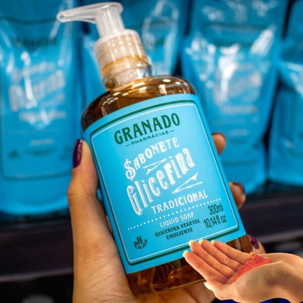 Sabonete Líquido Glicerina Tradicional, Granado, 300Ml