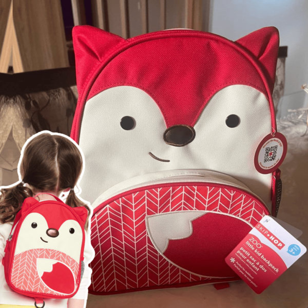 Skip Hop Mochila Zoo Infantil Raposa Vermelho