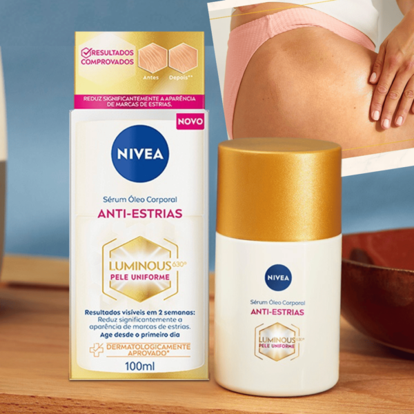 NIVEA LUMINOUS 630® Sérum Óleo Corporal Antiestrias 100ml