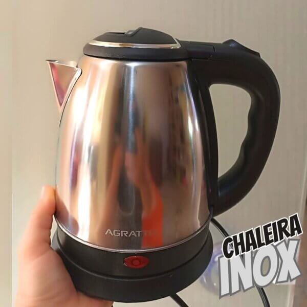 Agratto, 783, Chaleira Elétrica, 127v, Preto/Inox