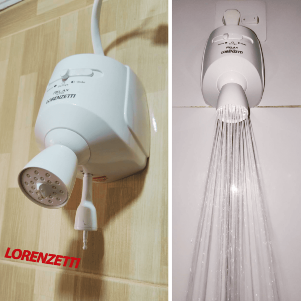 Ducha Relax 220V 5500W, Lorenzetti, 7540110, Branco, Pequeno