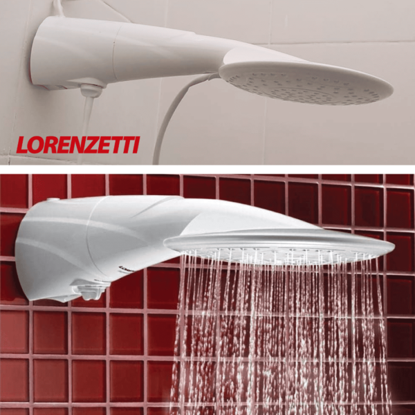 Ducha Advanced Multitemperaturas 220V 7500W, Lorenzetti, 7510503, Branco, Pequeno