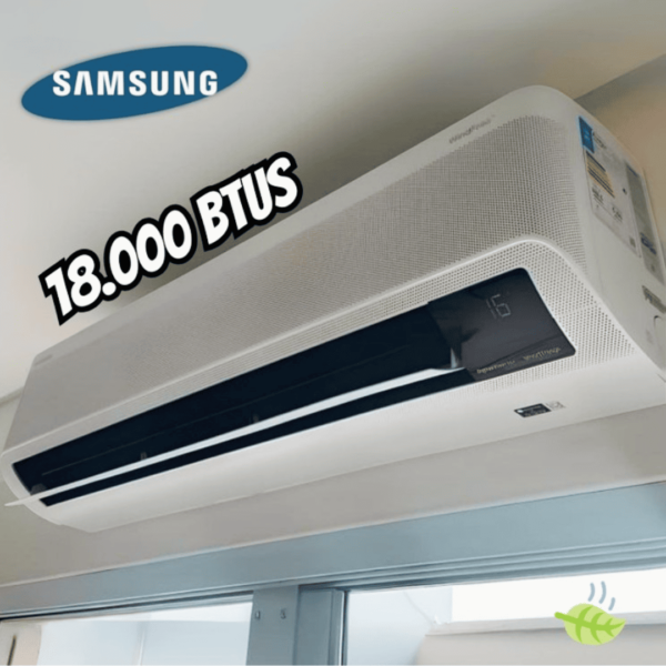 Ar-condicionado Split Samsung Inverter WindFree Connect AI 18.000 BTUs Quente e Frio Sem Vento AR18DXFAAWKNAZ