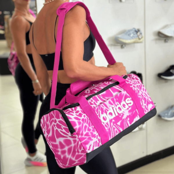 W Lin Duf S Gfx (Adidas Mala Duffel Linear Graphic Pequena Training)