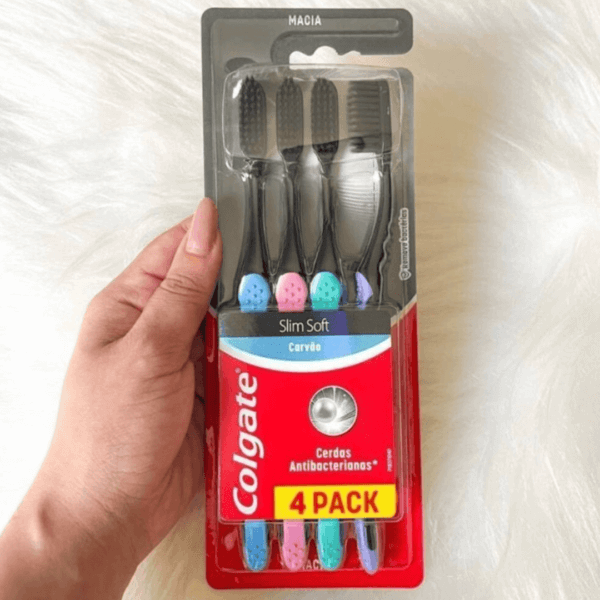 Colgate Escova De Dente Slim Soft 4 Unidades