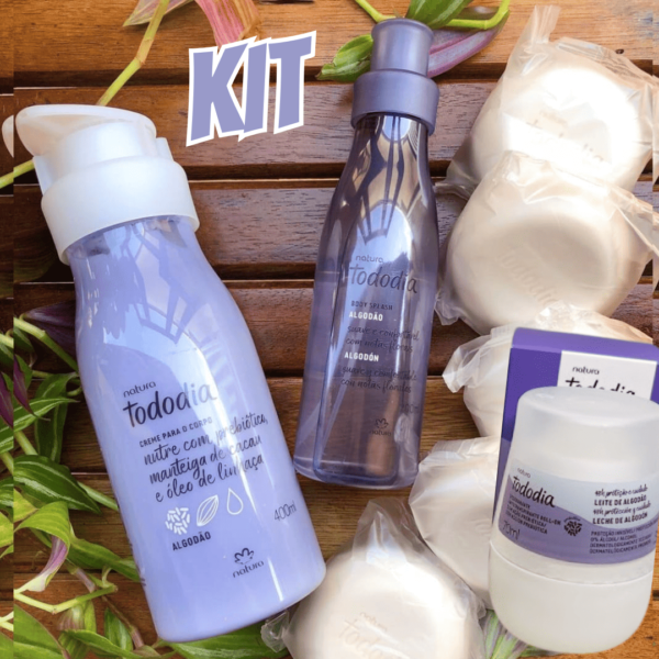 Kit Tododia Algodão – 4 produtos