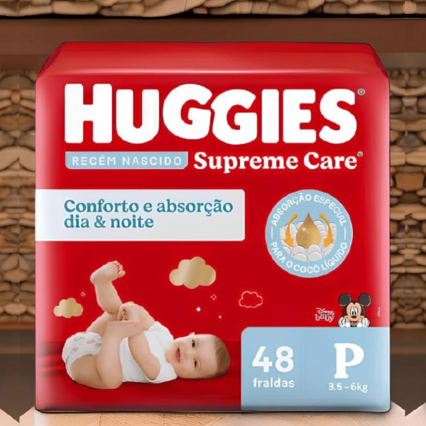 Fralda Huggies Supreme Care P - 48 fraldas