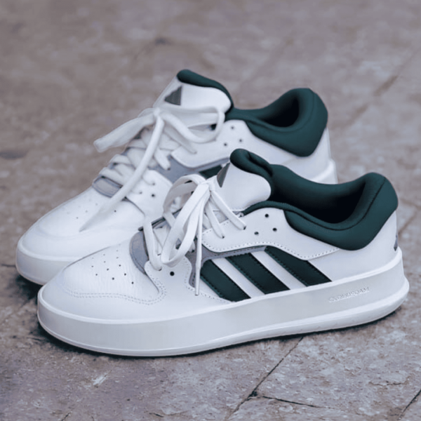 Tênis Adidas Court 24 Masculino - Branco+Verde
