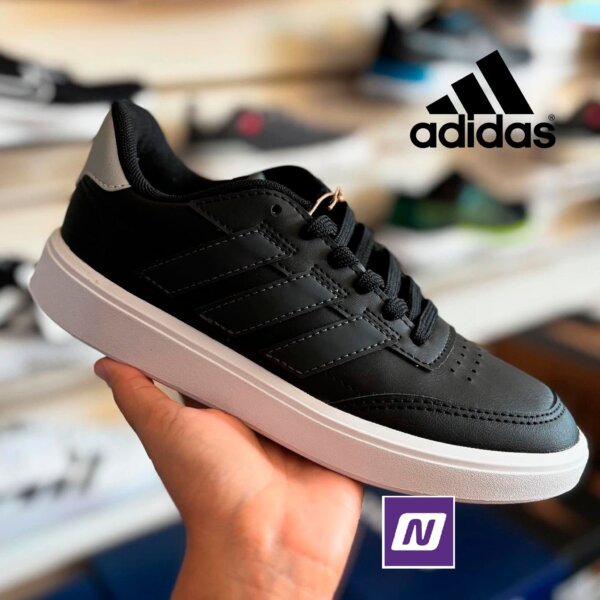 Tênis Adidas Courtblock Feminino - Preto+Chumbo
