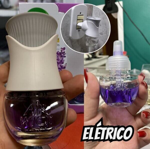 Air Wick Difusor Elétrico Bom Ar Lavanda E Gerânio Refil 16Ml