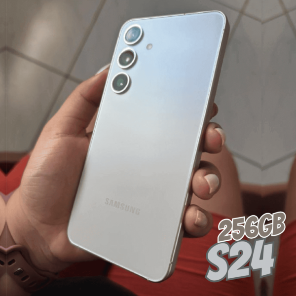 Smartphone Samsung Galaxy S24, Galaxy AI, Selfie de 12MP, Tela de 6.2" 1-120Hz, 256GB, 8GB RAM