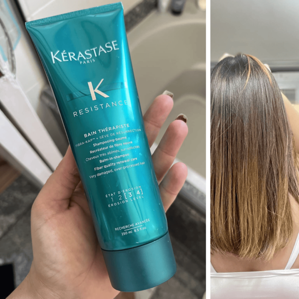 Kérastase Shampoo Resistance Bain Therapiste, Cabelos danificados ou quebradiços, 250 ml