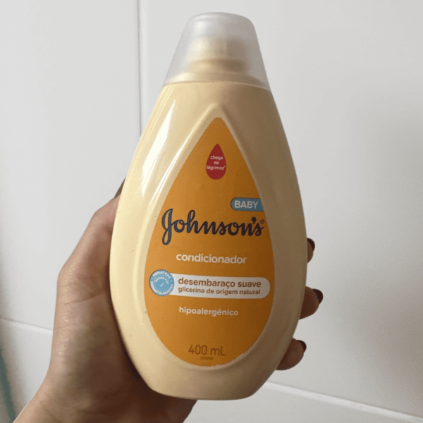 Condicionador Infantil Johnson's Baby Regular 400 ml, Amarelo