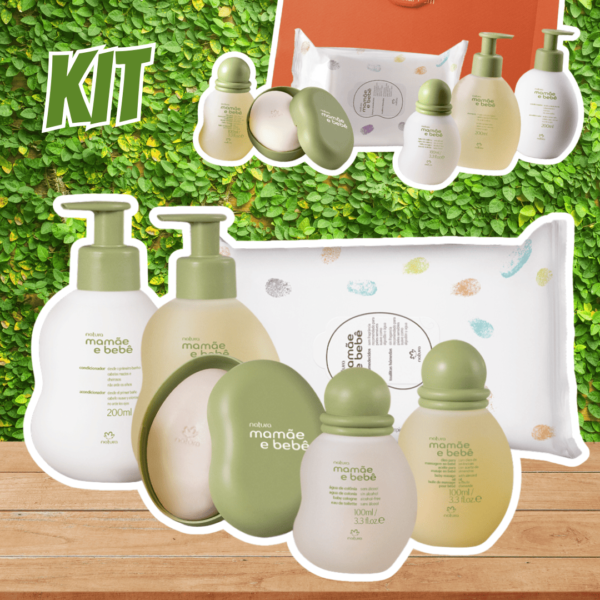 Presente Natura Mamãe e Bebê Cuidado Essencial (6 presentes)