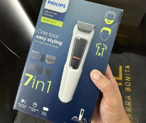 Aparador de Pelos Philips 7 em 1 series 3000, Bivolt - MG3721/77