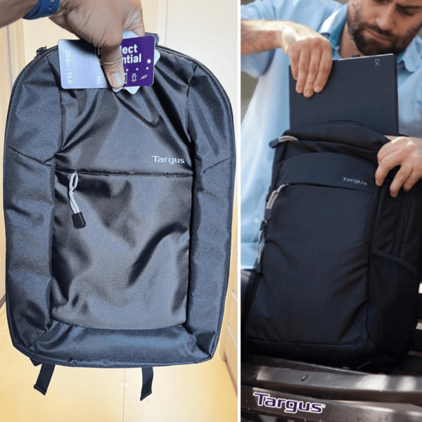 Mochila Targus 15.6" Intellect Essentials para notebook - TSB966GL, Preto