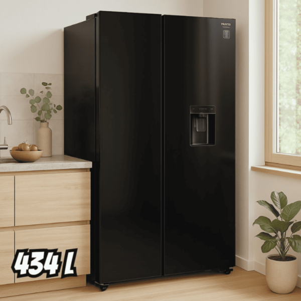 Geladeira/Refrigerador Philco Frost Free Side By Side Preto 434L PRF43A