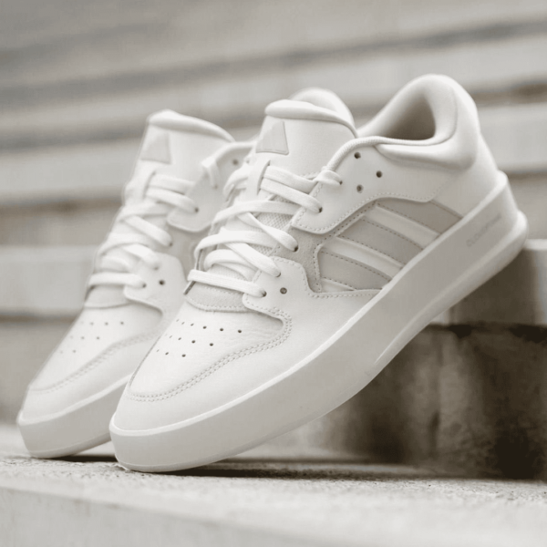 Tênis Adidas Court 24 Masculino - Branco+Bege