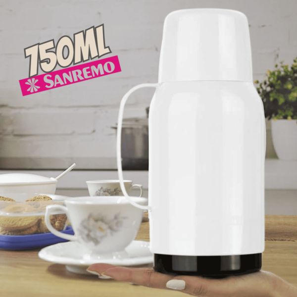 Sanremo - Garrafa Térmica Plástica Gostar de 750ml, Linha Termic