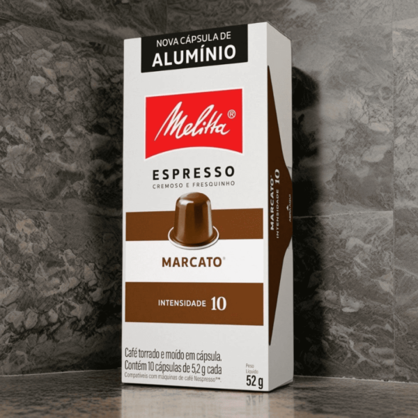Melitta Capsula Marcato - Intensidade 10 - Compativel Nespresso ( 4 opções )