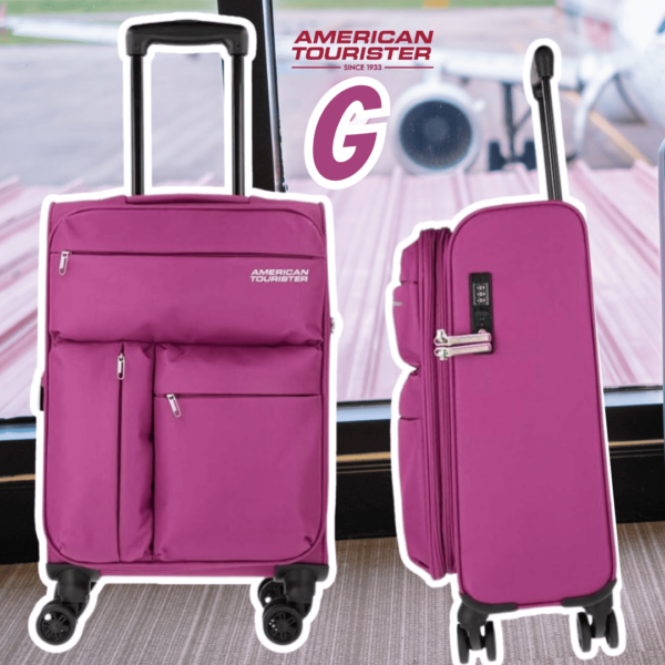 merican Tourister Mala de Viagem New Rio Rosa Grande