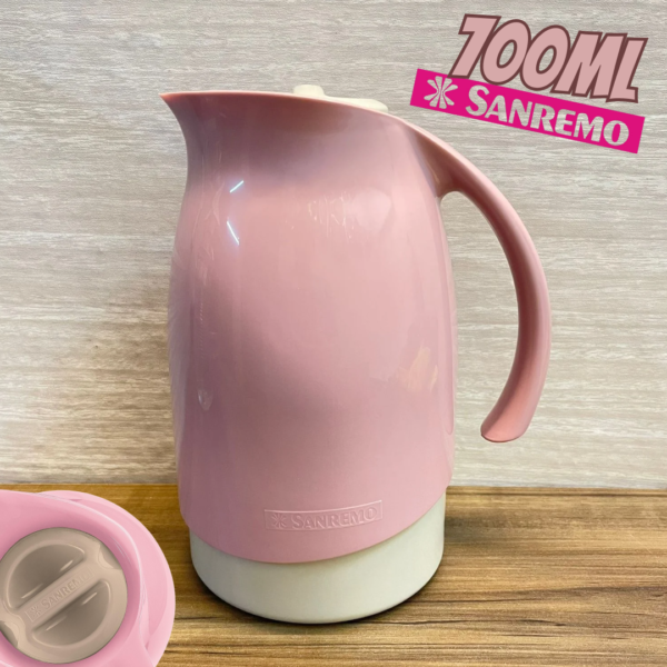 Sanremo - Bule Térmico Plástico Cuidar de 700ml, Linha Termic
