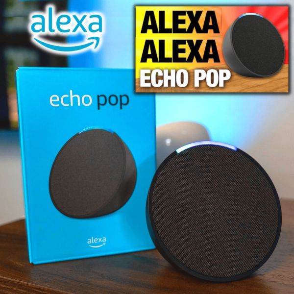 Echo Pop Smart Speaker Amazon Cor Preto