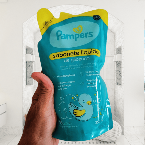 PAMPERS REFIL SABONETE LÍQUIDO GLICERINA 350ml