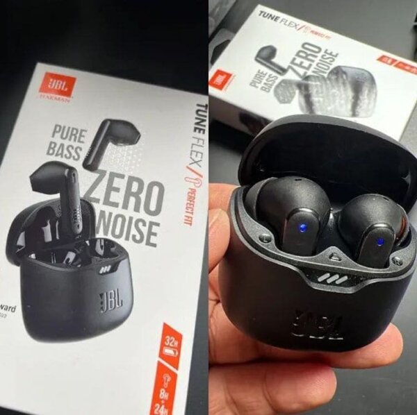 Fone de ouvido JBL Tune Flex com cancelamento de ruído Preto - N/A