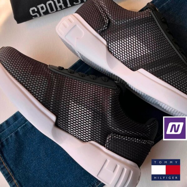 Tênis Tommy Hilfiger Tatesneaker Masculino (preto) - (38 ao 43)