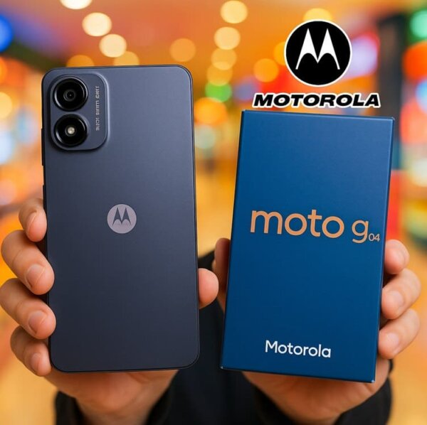 Smartphone Motorola Moto g04s - 128GB 8GB (4GB RAM+4GB Ram Boost) AI Camera 16MP sensor FPS lateral