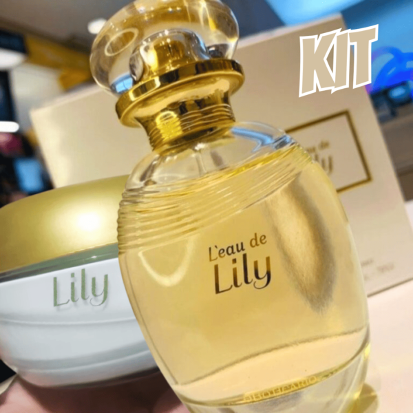 L'eau De Lily: Colônia 75ml + Creme Acetinado Corporal 250g