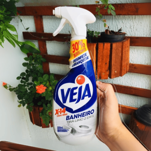 Spray Tira Limo Veja Banheiro X14 500ml Oferta