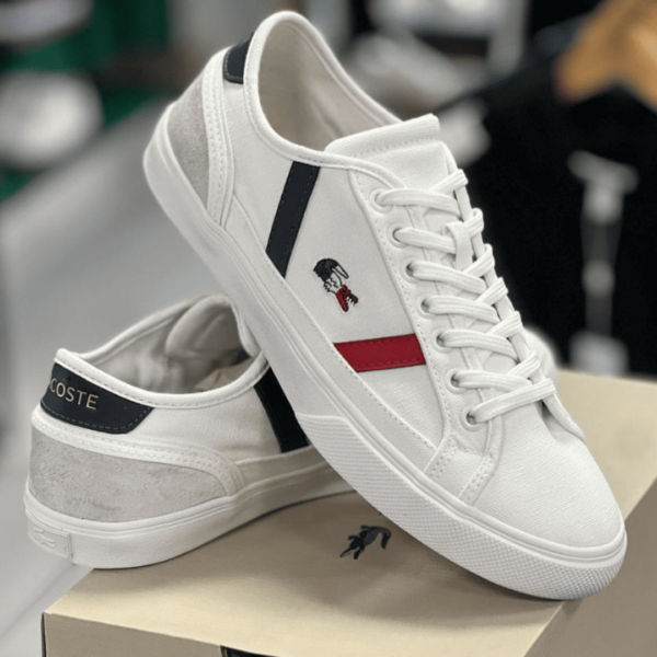 Tênis De Tecido Masculino Lacoste Sideline Tricolor