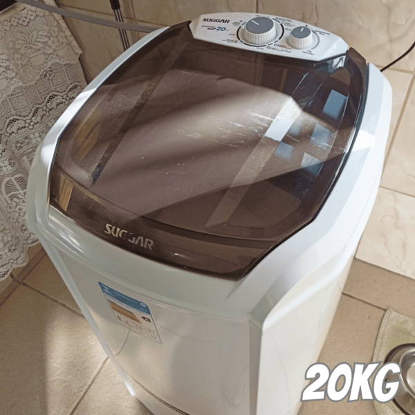 SUGGAR LAVADORA DE ROUPAS LAVAMAX ECO 20KG 110V BRANCA LE2001BR