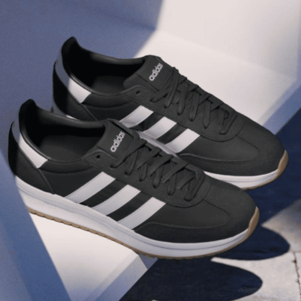 Tênis Adidas Run 72 Masculino - Preto+Branco