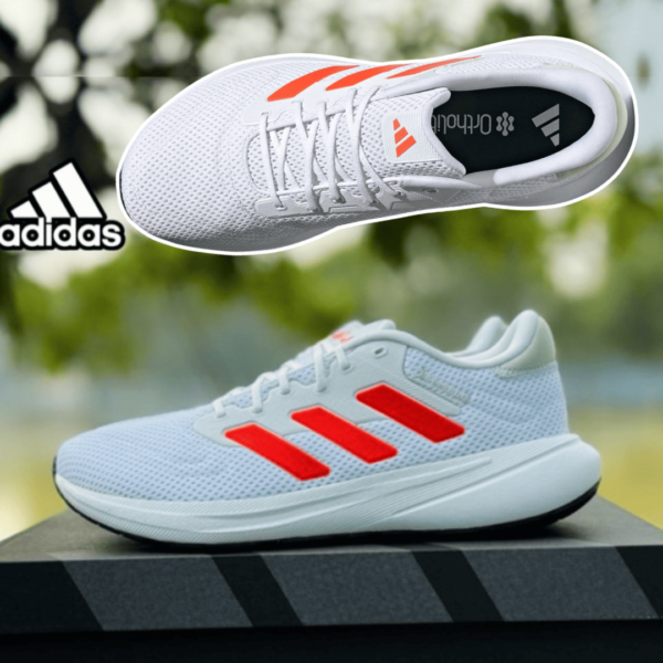Tênis Adidas Response Runner - Branco+Laranja