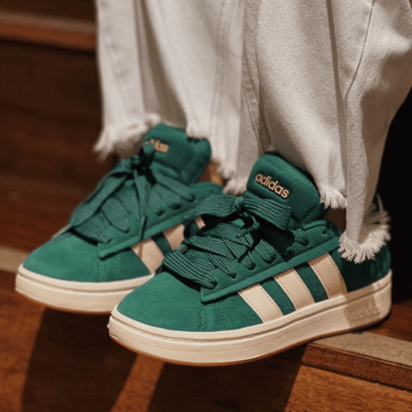 Tênis Adidas Grand Court Alpha 00 Feminino - Verde+Branco