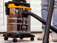 WAP Aspirador de Pó e Água Barril GTW INOX 25, Compacto, 25 Litros, com Filtro Lavável, 185mbar 2000W 127V