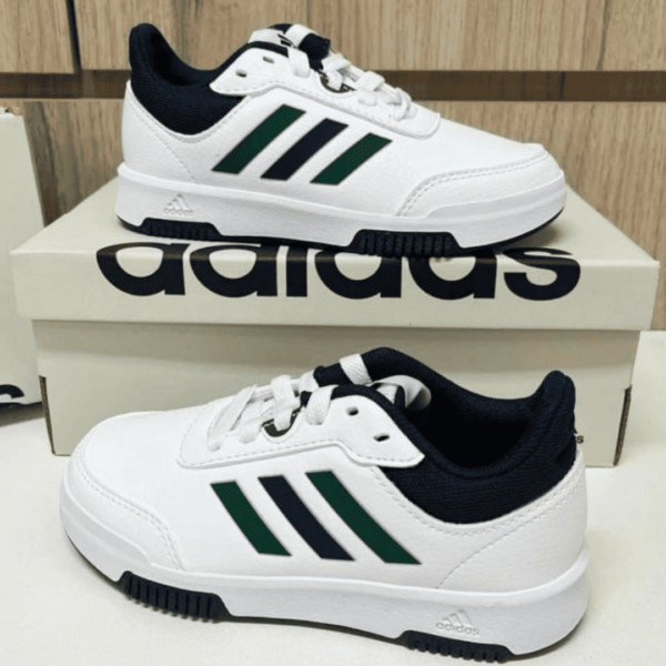 Tênis Juvenil Adidas Tensaur Sport - Branco+Verde