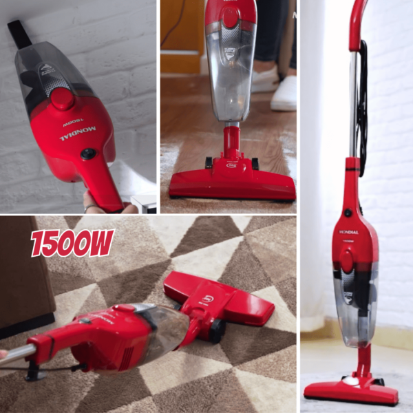 Aspirador de Pó Turbo Cycle, Mondial, Vermelho/Preto, 1500W - AP-40-R