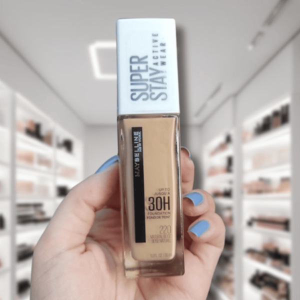Maybelline NY Base Alta Cobertura Super Stay Active Wear Resistente ao Suor Alta Duração até 30h na Pele, 30ml