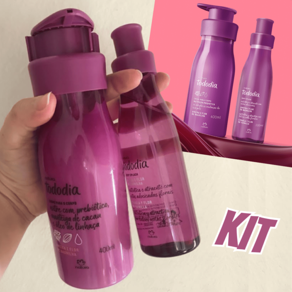 Kit Creme Nutritivo e Body Splash Tododia Ameixa e Flor de Baunilha (2 produtos)
