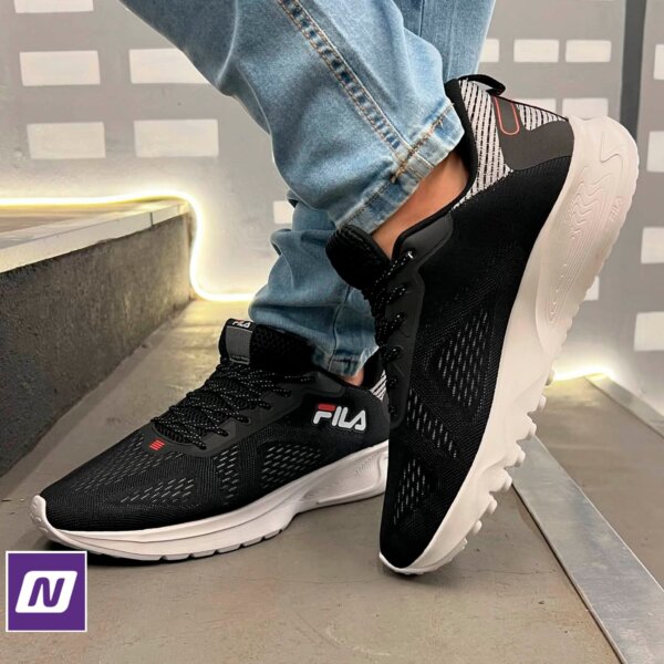 Tênis FILA Fulltime Masculino (preto/chumbo) - (nº 41, 43)