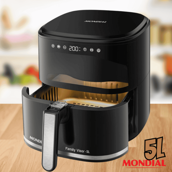 Fritadeira Sem Óleo Air Fryer Digital 5l Mondial Af-50-dv