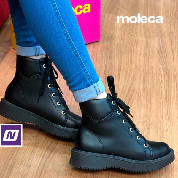 Bota Coturno MOLECA Casual Feminina