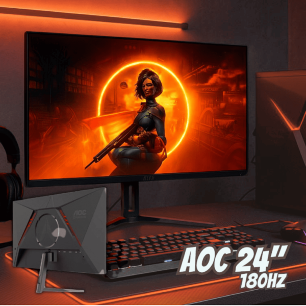 Monitor Gamer Aoc 24 180hz 1ms Hdr Ips 24g30e
