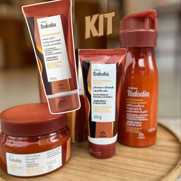 Kit Tododia Jambo Rosa e Flor de Caju Completo (4 produtos)